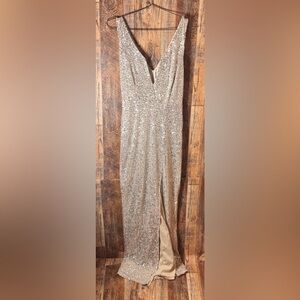 Bailey Blue‎ Elegant Gold Sequin Dress-M